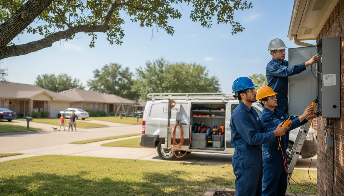 Certified electrician providing emergency electrical services in Loretto, MN